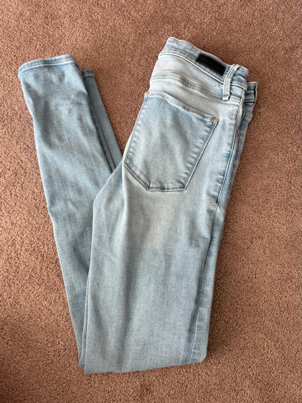 Light Wash Women’s High Rise Super Skinny Jeans - Classic Stretch Denim